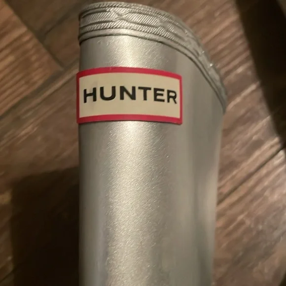 Hunter Gray Tall Rain Boots - Picture 2 of 8